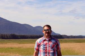 This July 30 photo shows Juneau school board candidate Aaron Spratt. (Dana Zigmund/Juneau Empire)