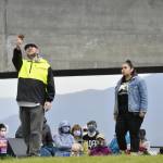 Theater Alaska performers Bostin Christopher, left, and Erin Tripp perform a short play in front of an audience at Mayor Bill Overstreet Park on Saturday, Aug. 14, 2021. Theater Alaska partnered with environmental group 350Juneau to put on a Climate Fair for a Cool Planet, which drew over 100 people. (Peter Segall / Juneau Empire)