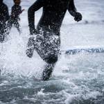 Rain or shine, participants were eager to splash into the waves after several days of instruction and safety classes that were held inside. Courtesy Photo / Bethany Sonsini Goodrich)
