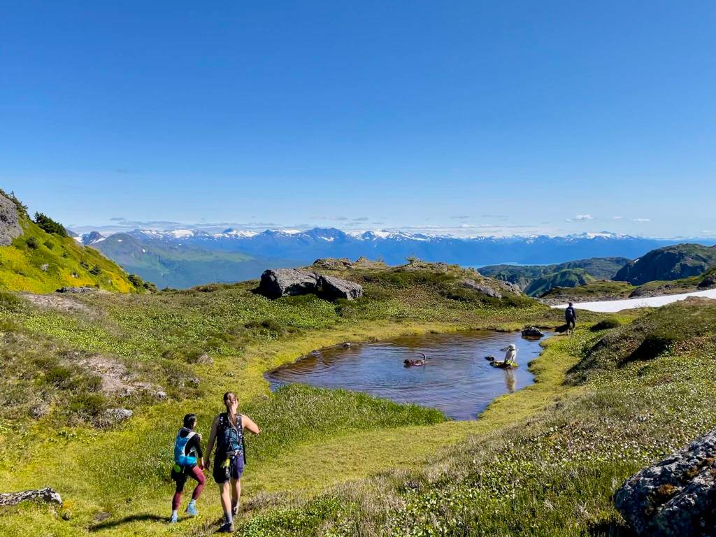 Hikers trek down Mt. Jumbo on Aug. 22. (Courtesy Photo / Asia Ver)