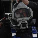 Army Pfc. Luke McCarty prepares to dive in downtown Juneau as part of training for the engineer divers with a Coast Guard dive team on Sept. 6, 2021. (Courtesy photo / MyKenzie Robertson)