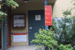 Tucked along the side of the Juneau-Douglas City Museum, passers-by will find Juneaus newest art gallerythe museums Free Little Art Gallery or FLAG for short. Anyone is free to add to the collection or take a pocket-sized treasure home. The gallery is available 24 hours a day, seven days a week. (Dana Zigmund/Juneau Empire)