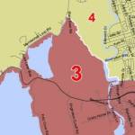 A proposal from the Alaska Redistricting Board would substantially change Juneaus legislative districts. One of the latest proposals, seen here, would put parts of Auke Bay and the Mendenhall Valley in the same district as downtown Juneau and Douglas Island. The Northern Lynn Canal communities of Haines, Skagway and Kluckwan would be placed in the same district as the Mendenhall Valley. (Courtesy image / Alaska Redistricting Board)