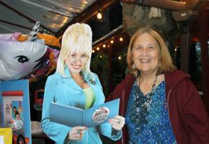 Joy Lyon, executive director of the Southeast Alaska Association for the Education of Young Children since 1996, left the post on Sept. 1,  precisely 25 years after she first stepped into the role. At her retirement party last week, friends celebrated her love of Dolly Parton and her work to bring Dolly Partons Imagination Library to children in Juneau and other parts of Southeast Alaska. (Dana Zigmund/Juneau Empire)