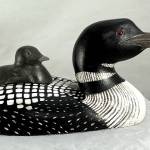 This photo shows a common loon carved by artist Matt Robus for the exhibit “Birds of Wood." It opens Friday at the Juneau Arts and Culture Center for First Friday. (Courtesy Photo)