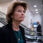 In this Jan. 8, 2020, photo Sen. Lisa Murkowski, R-Alaska, heads to a briefing on Capitol Hill in Washington. An Alaska man faces federal charges after authorities allege he threatened to hire an assassin to kill Murkowski, according to court documents unsealed Wed., Oct. 6, 2021. (AP Photo/J. Scott Applewhite,File)