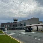 This Aug. 3, 2021, photo shows Juneau International Airport. The Federal Aviation Administration shared recommendations on Thursday for improving aviation safety in the state. (Michael S. Lockett / Juneau Empire File)