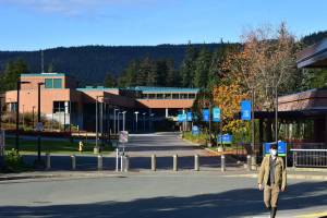 This October 2020 file photo shows the University of Alaska Southeast Campus, which doesnt currently have a broad COVID-19 vaccine mandate but UA President Pat Pitney said Monday one would have to come eventually. (Peter Segall / Juneau Empire file)