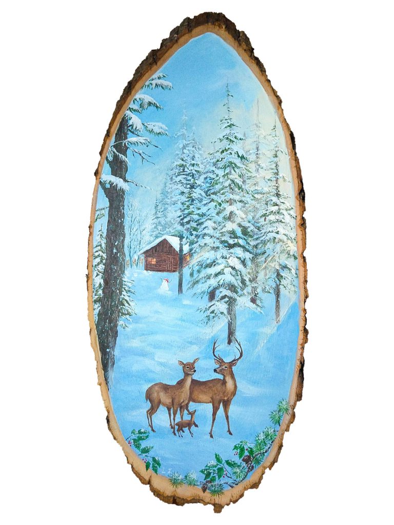 Liyuan Sunny Zhang, whose art is shown in this photo, will be Juneau Artist Gallerys featured artist for November. (Courtesy Photo / Liyuan Zhang)