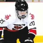 This photo shared by the Campbell family shows Matthew Campbell, who wore No. 20 when playing for the Crimson Bears. Its the same number now worn by younger brother, Brandon Campbell. Matthew died in 2020, and the Campbell family continues his legacy with an annual award recognizing two local hockey players for their kindness and sportsmanship. (Courtesy Photo