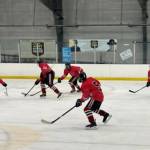 The Juneau-Douglas High School: Yadaa.at Kalé hockey team was in Palmer on Nov. 13, 2021, for a series of games in the Matanuska-Susitna Valley. Coach Luke Adams told the Empire he was confident in his team who were eager for the season ahead. (Courtesy photo / Judy Campbell)