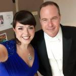 Courtesy photo / Christopher Koch 
This picture shows Christopher Koch, who was recently named music director for the Juneau Symphony, with soprano Jennifer Forni. The two performed together in 2019 when Koch conducted a concert as part of the symphonys search for a new conductor.