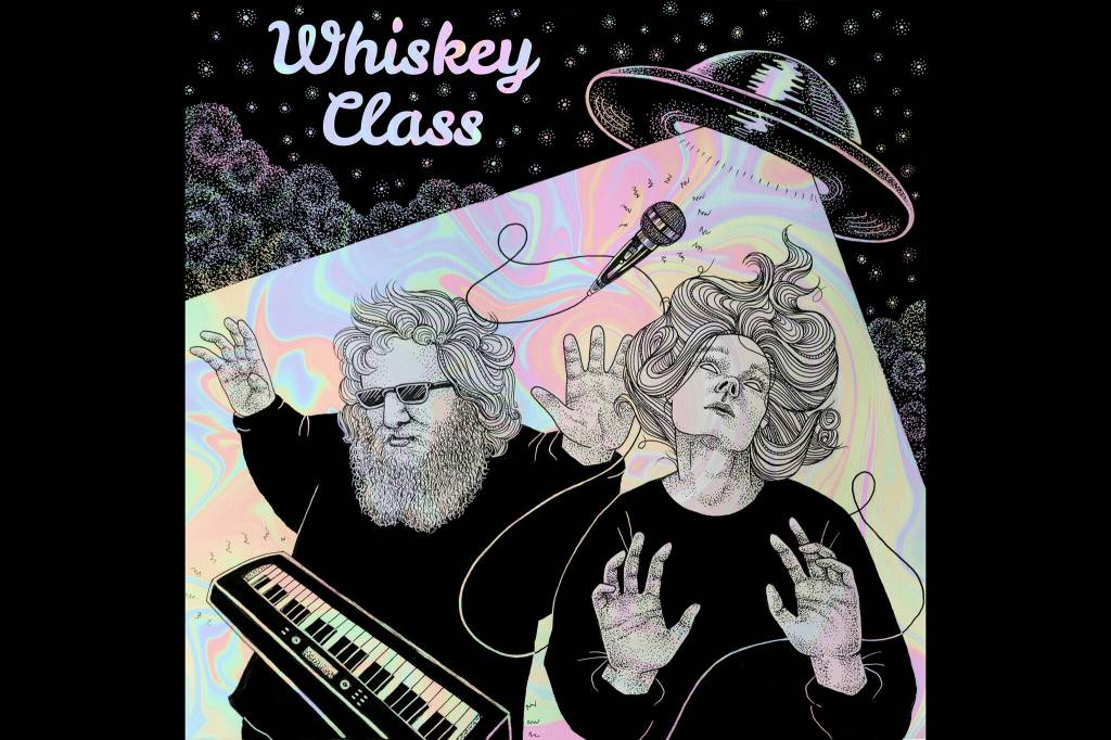 This photo shows the album cover for Whiskey Class new self-titled EP being released on vinyl. The album artwork was done by Kelsey Lovig. (Courtesy Photo)