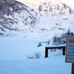 Ice on Mendenhall Lake is never completely safe to walk on, said a Capital City Fire/Rescue officer. Thats because of widely varying and hard-to-discern conditions under the surface., but common sense can mitigate some risk. (Ben Hohenstatt / Juneau Empire)