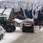 City crews remove snow near 4th and E Streets in Douglas on Monday, Dec. 20. (Dana Zigmund/Juneau Empire)