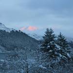 Clearing skies appeared over the Gastineau Channel late in the afternoon on Tuesday, Dec. 21, after a quick-moving snowstorm dumped up to 11 inches of snow across the City and Borough of Juneau. (Dana Zigmund/Juneau Empire)