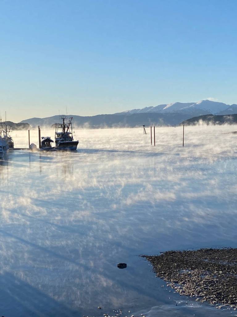 This photo shows morning at Andrews Marina (Courtesy Photo / Carolyn Kelley)