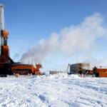 FILE--In this undated file photo, drilling operations at the Doyon Rig 19 at the Conoco-Phillips Carbon location in the National Petroleum Reserve, Alaska, are shown. Alaska's Congressional delegation released a joint statement Tuesday condemning the Biden Administration's decision not to pursue development on the reserve, saying it would hurt the state's economy. (AP Photo/Judy Patrick, File)