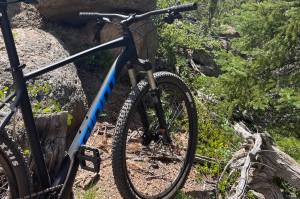 The author bought his bike in Wyoming this summer. It didn't come with fenders because Wyoming doesn't have water. (Jeff Lund / For the Juneau Empire)