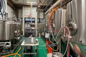 Michael S. Lockett / Juneau Empire 
Juneaus breweries are participating in a fundraiser beginning Feb. 4, brewing exclusive cabin-themed beers as they raise money for a new cabin at Eaglecrest Ski Area.