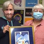 Julie Hamilton (left), Roxy Felkl (right) in the Cancer Connection Office. (Courtesy Photo / Julie DeLong)