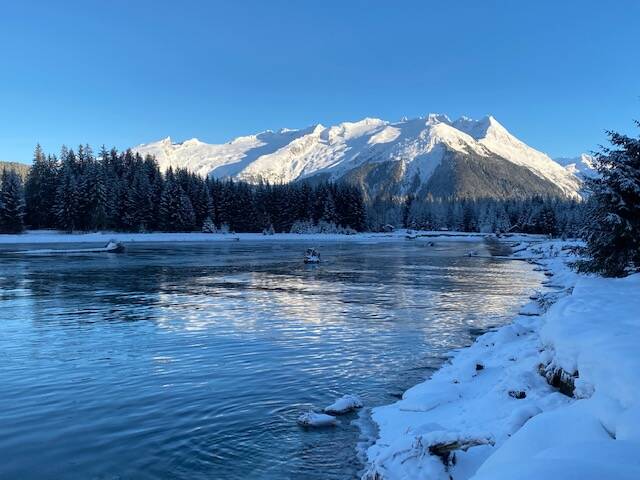 Looking back on a beautiful sunny day on the Boy Scout beach trail in late January. (Courtesy Photo / Denise Carroll)