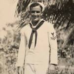 James J. Carey, seen here in uniform during his time serving the Navy in WWII, was stationed at Guantanamo Bay as a diesel mechanic. (Courtesy photo / Donna Austin)