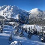 This photo shows the view from the Ptarmigan Lift at Eaglecrest on a recent sunny day. (Courtesy Photo / Deborah Rudis)