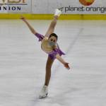 Aliyah Overturf, member of the Juneau Skating Club, competes in the Ice Sports Industry 2022 Winter Classic in San Jose, California. (Courtesy photo / M.A. Patt)