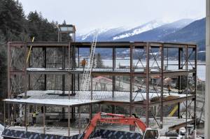 Bartlett Regional Hospitals new crisis stabilization center was under construction on March 24, 2022, and is slated to open next year. Hospital staff said the center will help the hospital address the high number of behavioral health needs in the Juneau community. (Peter Segall / Juneau Empire)