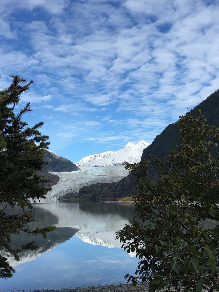 This photo shows the Mendenhall Glacier. (Courtesy Photo / Linda Bergman)
