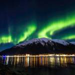 This photo shows the northern lights over Juneau. Photo taken April 13,2022. (Courtesy Photo / Jack Beedle)