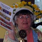 This undated photo shows Rosemary Hagevig donning floral headwear. Friends remember her as a skilled and generous gardener. (Courtesy Photo / Candy Behrends)