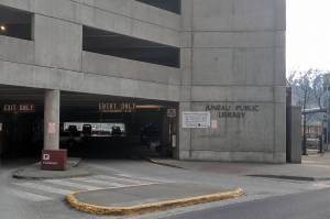 This photo shows the City and Borough of Juneaus Marine Parking Garage. Parking fees will be increasing for the garage in July. (Mark Sabbatini / Juneau Empire)