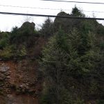 Boulders perch precariously over Tongass Highway in Ketchikan.. (Courtesy Photo / Janalee Minnich Gage)