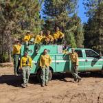 Courtesy photo / Matthew Thompson
A Forest Service fire crew takes a break during an operation. Fire crews from Alaska are frequently deployed to the Lower 48 to help combat wildfires that are growing larger and closer to urban areas in many cases.