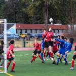 JDHS and TMHS fought to a deadlocked 4-4 tie on Saturday, April 23, 2022. (Michael S. Lockett / Juneau Empire)