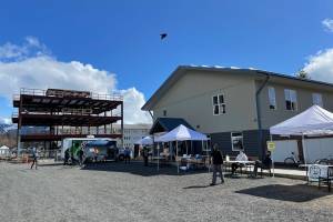 Michael S. Lockett / Juneau Empire 
Project Homeless Connect was held Thursday at the Glory Hall. The last time the event was held was January 2020.