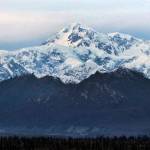 Denali, is seen from a turnout in Denali State Park, Alaska in this October 2017 photo. National park rangers in Alaska on Friday, May 6, 2022, resumed an aerial search for the years first registered climber on North Americas tallest peak after he didnt check in with a friend. (AP Photo / Becky Bohrer)