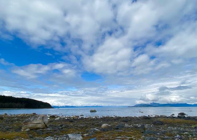 The view from our perch on the Point Bridget Beach on May 14. (Courtesy Photo / Denise Carroll)
The view from our perch on the Point Bridget Beach on May 14. (Courtesy Photo / Denise Carroll)