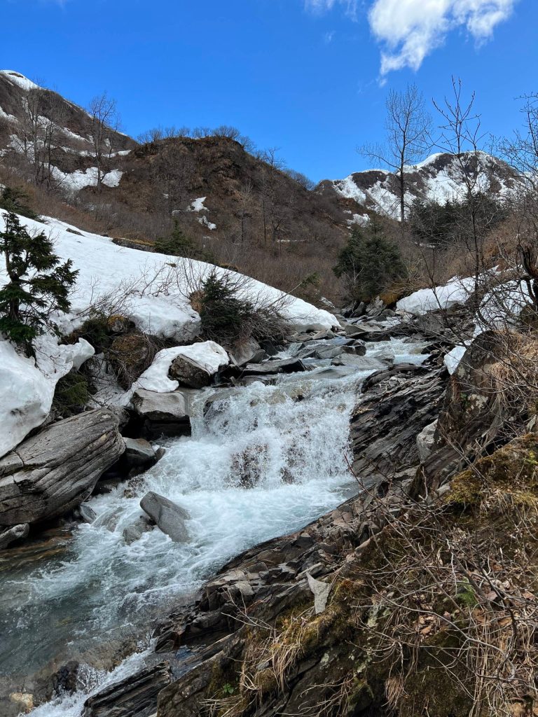 Water rushes near Perseverance Trail. (Courtesy Photo / Deana Barajas)