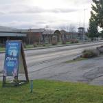 Homer Police said this area on East Pioneer Avenue in front of Homers Jeans and the Kachemak Bay Campus was where search dogs indicated a car pick up, or a scent that suggested a person had gotten in a vehicle, for Anesha Duffy Murnane. Murnane was last seen in Homer, Alaska, on Oct. 17, 2019. This photo was take on Nov. 10, 2019. (Photo by Michael Armstrong/Homer News)