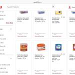 Virtually all types of infant formula are sold out at the Juneau Safeway online shopping portal on Monday afternoon. Store director Mark Jones said shipments of limited varieties are usually put on shelves Tuesdays and Thursdays, but sold out by the weekend. (Screenshot from safeway.com)