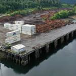 An old timber dock near the village of Klawock on Prince of Wales Island will soon be renovated to be able to receive cruise ship passengers as soon as next year after several Alaska Native corporations announced a joint-venture to develop the project. (Courtesy photo / Na-Dena` LLC)