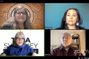 Native Alaska candidates for Alaska’s lone U.S. House seat discuss their positions on Southeast, statewide and national issues during an online forum Thursday. (Screenshot)
