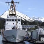 The U.S.C.G. cutter Liberty, homeported in Juneau for 33 years, is being re-homeported in Valdez, and as a send-off to the community the ship was open for tours on Thursday, May 26, 2022. (Peter Segall / Juneau Empire)