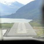 An Alaska Seaplanes PC-12 makes its approach to Wrangell on May 26, 2022 during the companys inaugural flight to the community. (Michael S. Lockett / Juneau Empire)