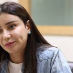 Shoshana Gungurstein dropped by the Empire offices for an interview on May 27, 2022 to discuss her run for the U.S. Senate. However, despite running for public office, Gungurstein was vague on her past and said privacy agreements prevented her from discussing her work history. Gungurstein, who is running as an independent, said it is time for a younger generation to hold office. (Ben Hohenstatt / Juneau Empire)