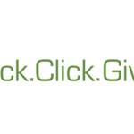 This screenshot from the Pick.Click.Give. website shows the program's logo. (Screenshot)