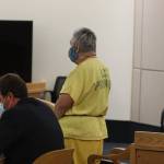 Wilbur W. James Jr., 66, speaks during his sentencing hearing for a number of sexual assault charges on June 2, 2022 after being found guilty in a trial in February. (Michael S. Lockett / Juneau Empire)